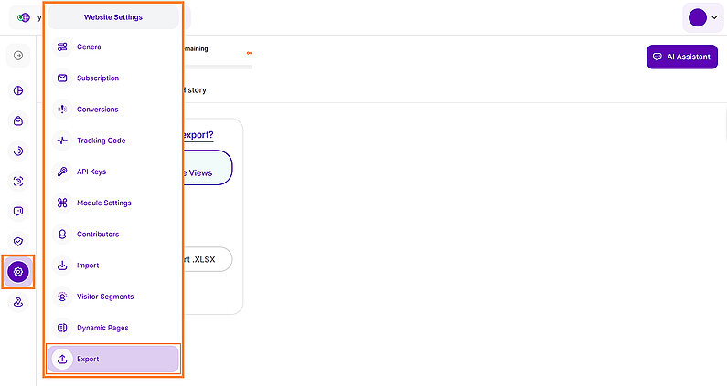 Easily Export Your Data