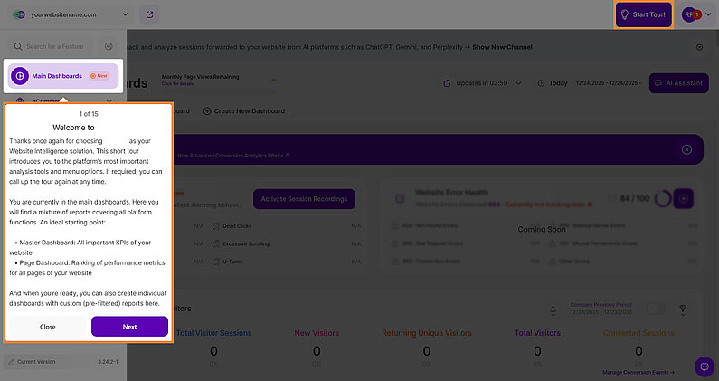 Meet Our Powerful Dashboard Feature Tour