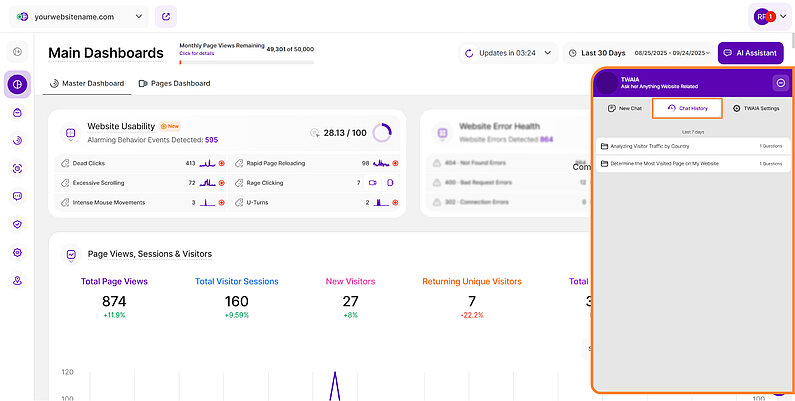 Accessing Your Chat History